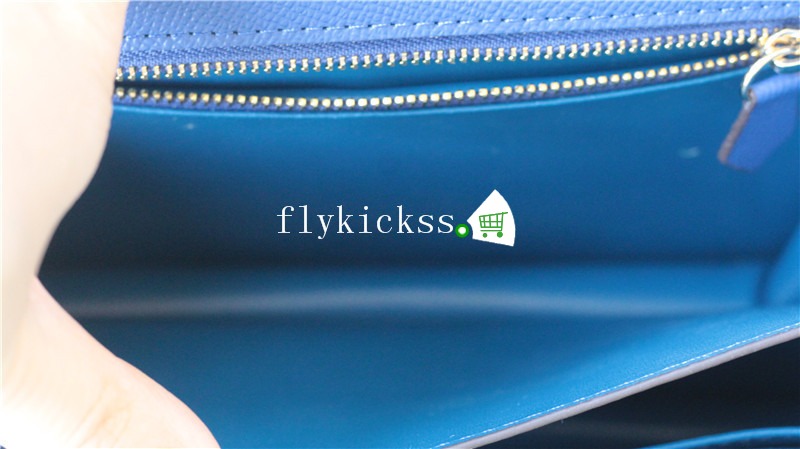 Hermes Blue Shoulder Bag 24inches